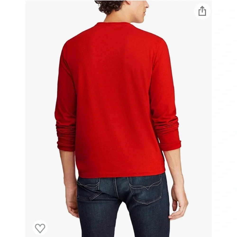 Polo Ralph Lauren crew neck long sleeve tee size L
